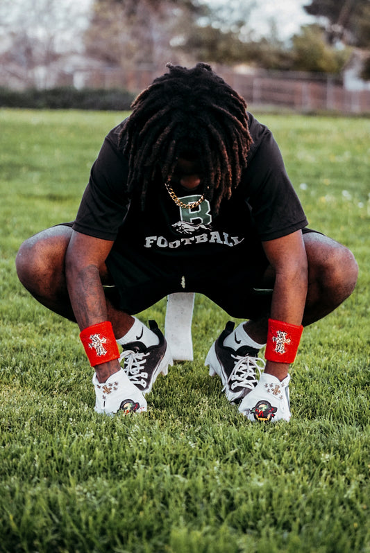 CHAOS CHROME RED WRISTBANDS