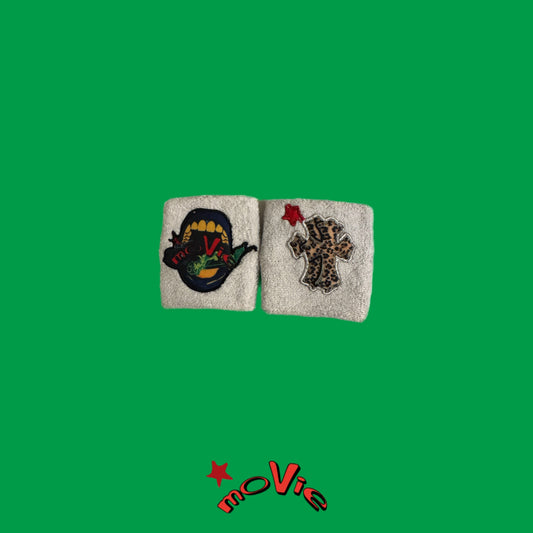 CHAOS CHROME WHITE WRISTBANDS