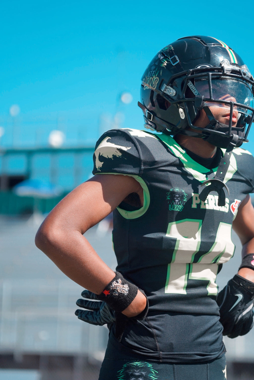 CHAOS CHROME BLACK WRISTBANDS