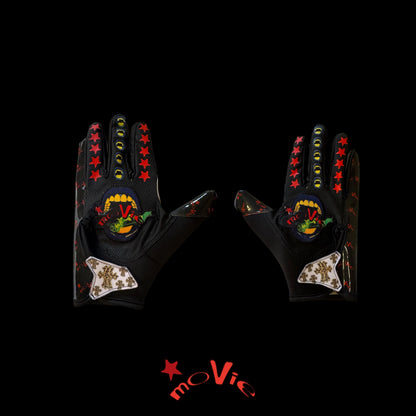 CHAOS CHROME 1.0s Football Gloves BLACK