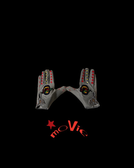 CHAOS CHROME 1.0s Football Gloves GRAY