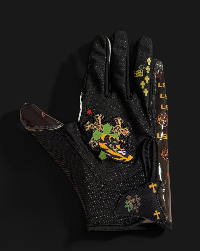 COLLEGE CHROME 1.0s LS SPEED FB GLOVES black